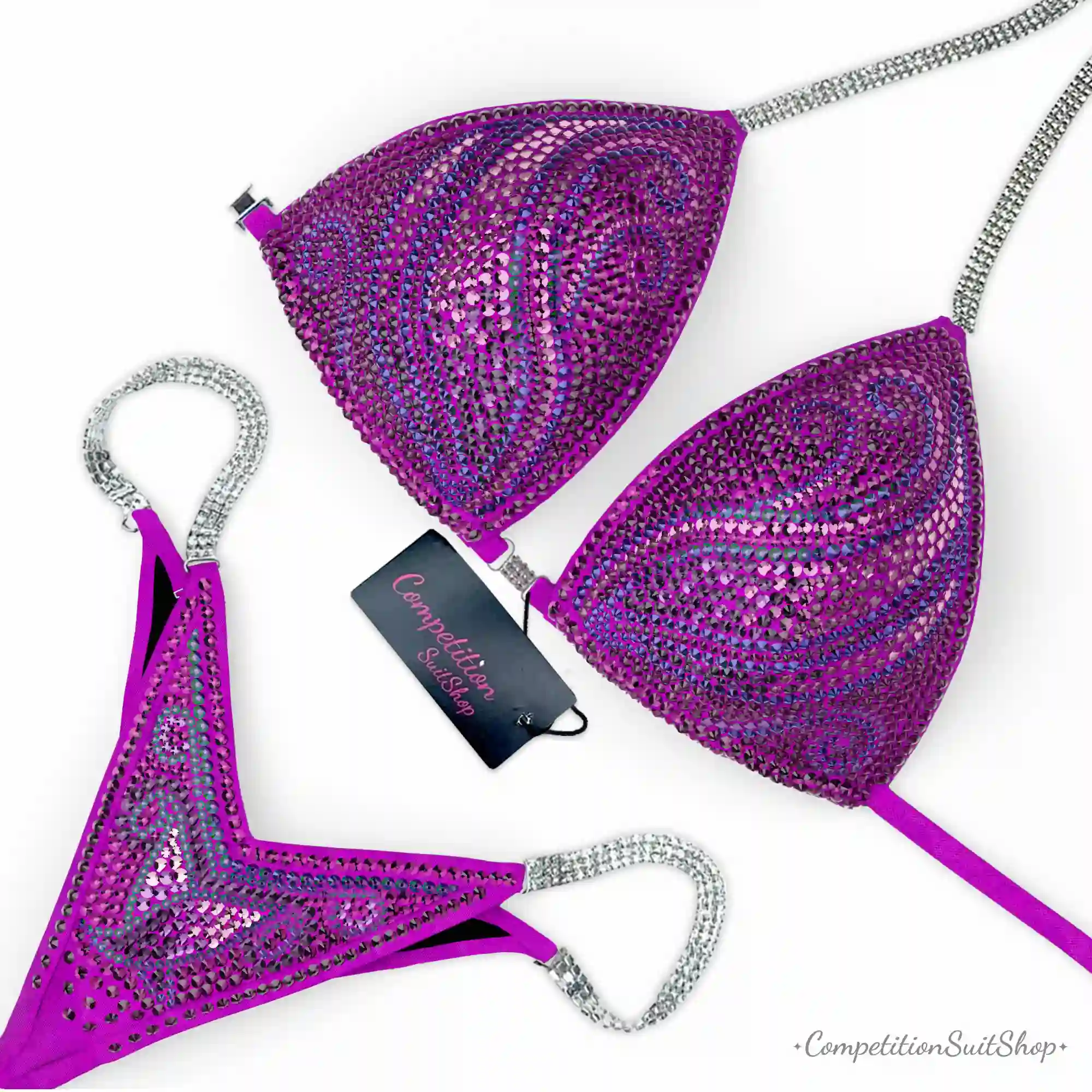 Radiant Amethyst Swirl Wellness Bikini BM1035-6W