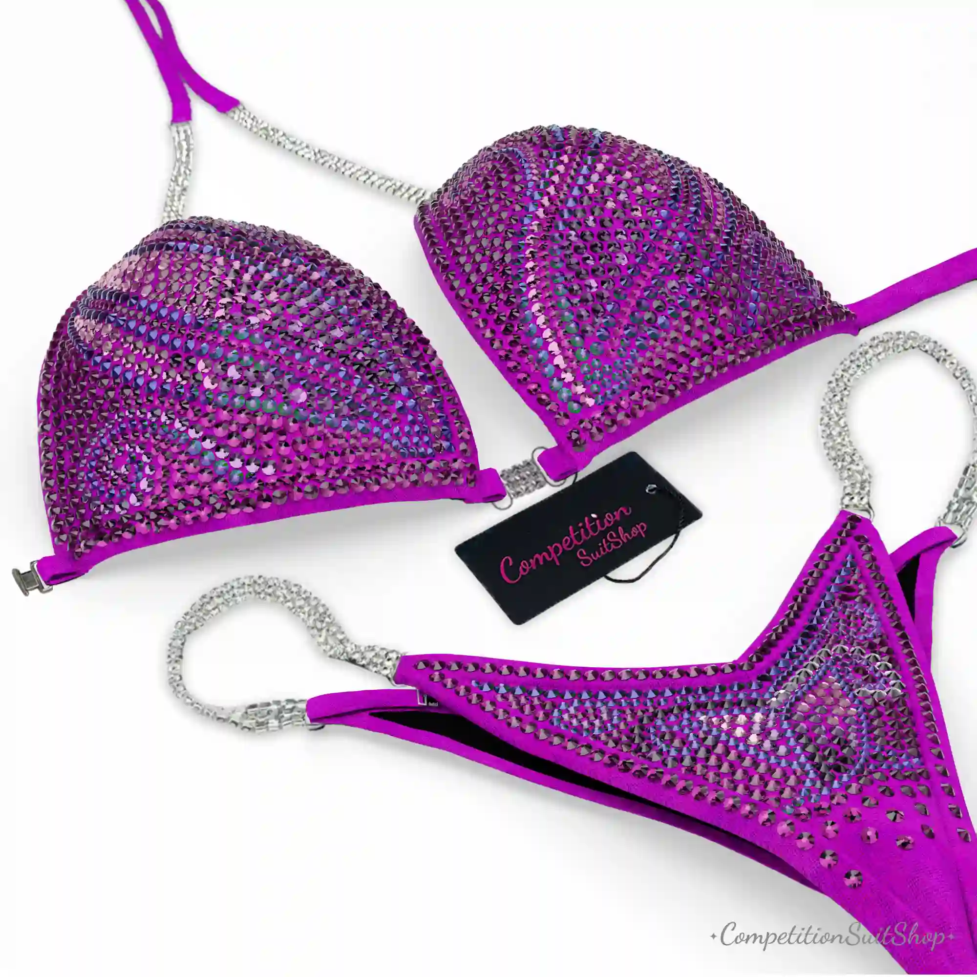 Radiant Amethyst Swirl Wellness Bikini BM1035-6W