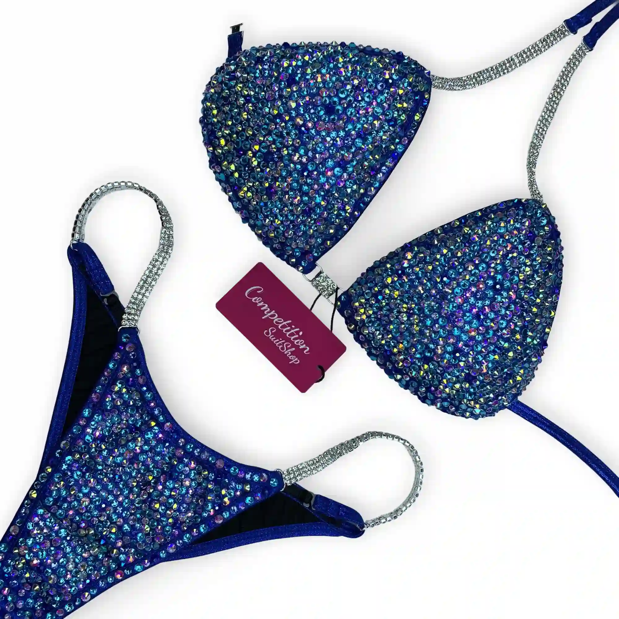 Royal Azure Bikini Competition Suit B210