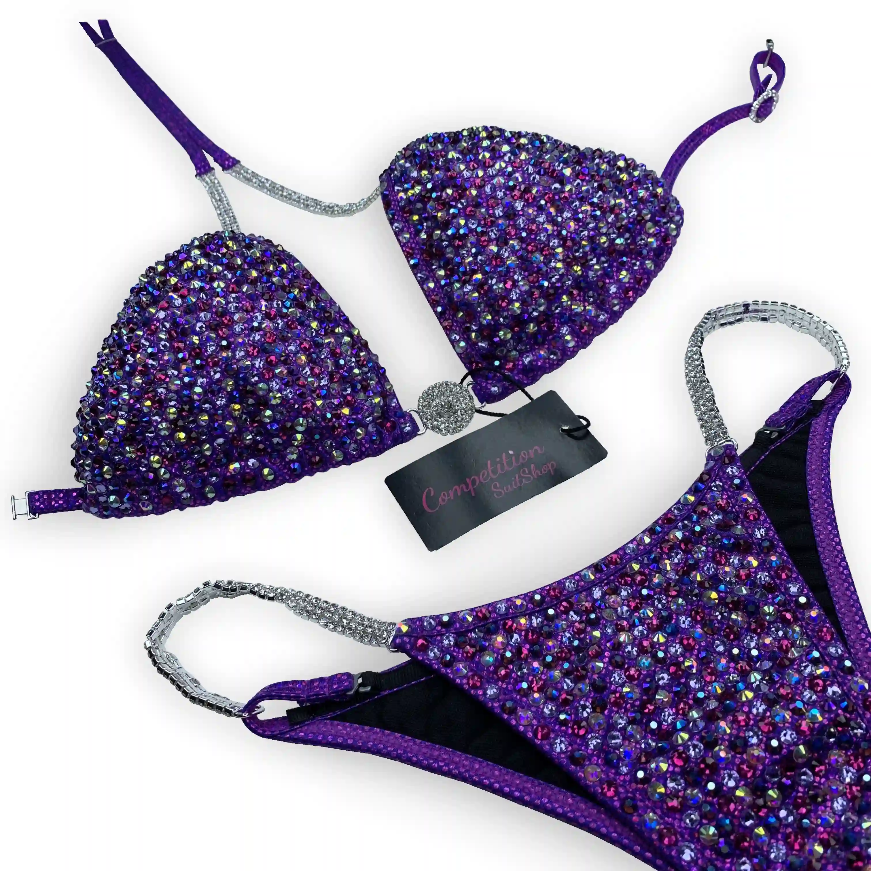 Purple Pink AB Wellness Competition Suit (BM151-16W)